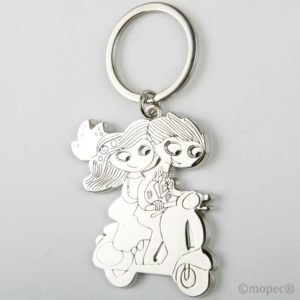 Llavero novios Pop&Fun en moto