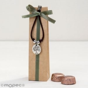 Pulsera con medalla árbol-life is a gift con 2 bombones