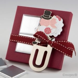 Punto de Libro Pit & Pita con Novia en Brazos